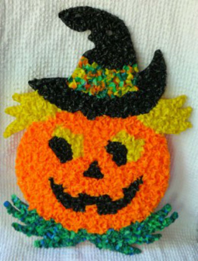 My Halloween decoration find was a jack o' lantern just like this one. Image from link above.